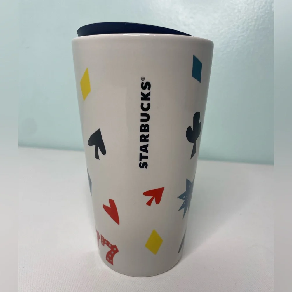 Starbucks Las Vegas Ceramic Travel Tumbler  with Lid